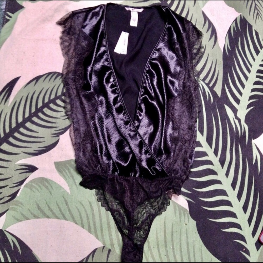 Victoria’s Secret Very Sexy Satin/Lace Bodysuit